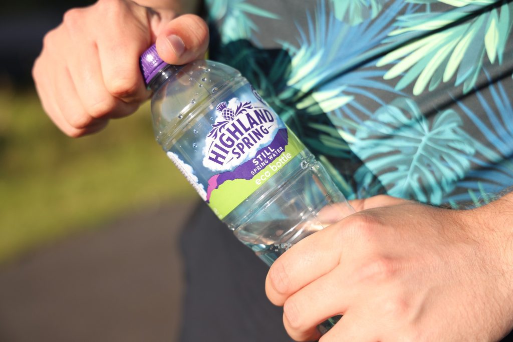 Highland spring eco bottle sponsorship